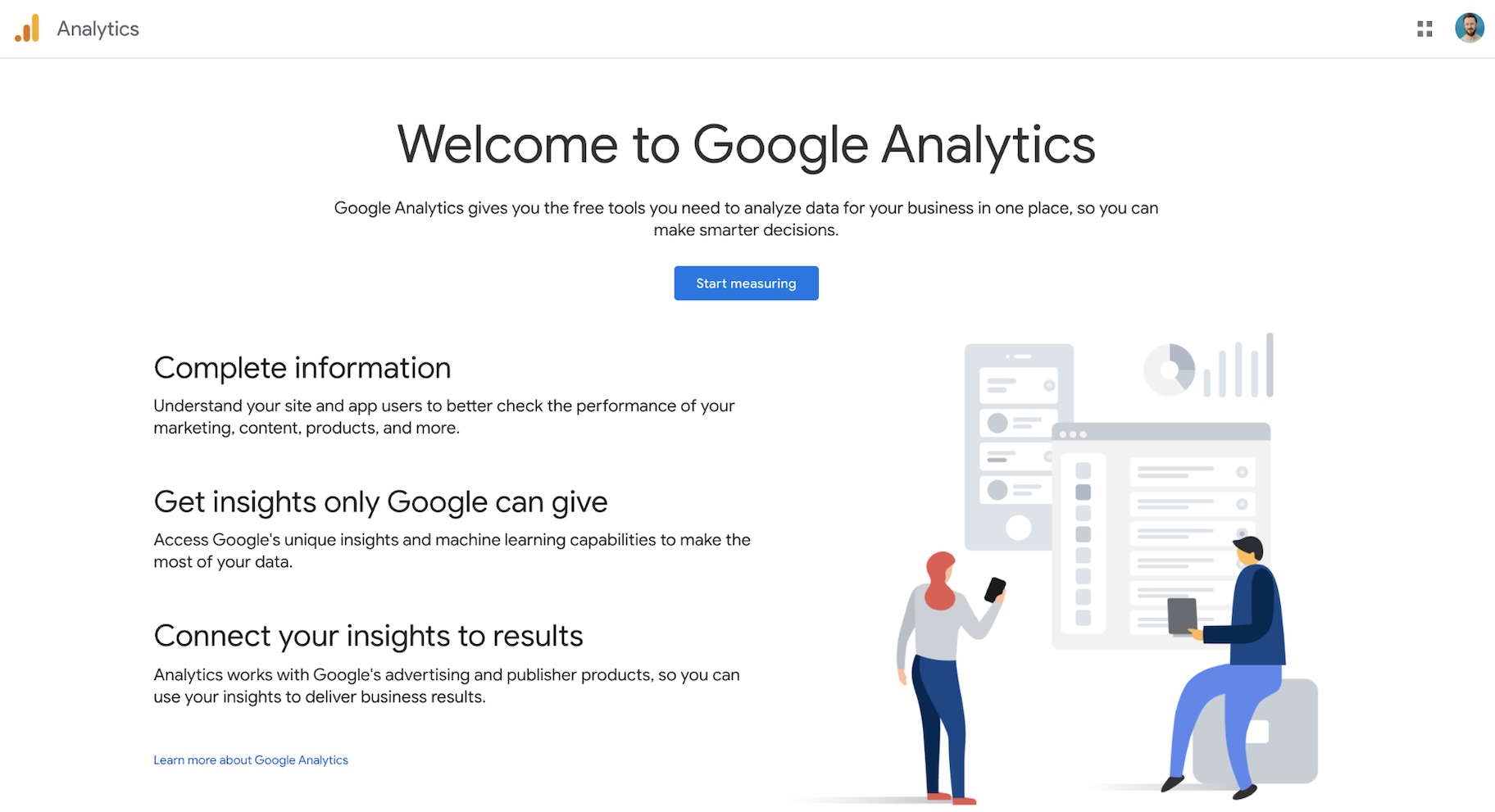 小企业内容营销和搜索引擎优化软件:谷歌分析