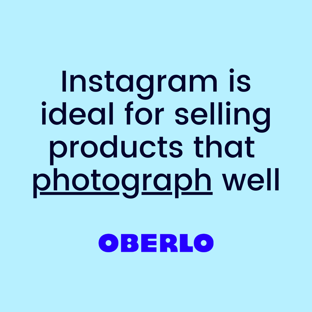 Instagram是出售上镜物品的理想平台